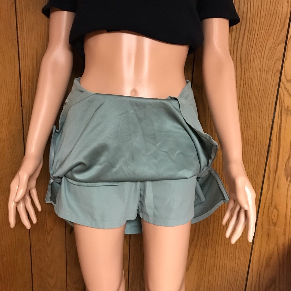 Patagonia Skirt With Shorts" Green Size 4 - Picture 3 of 11